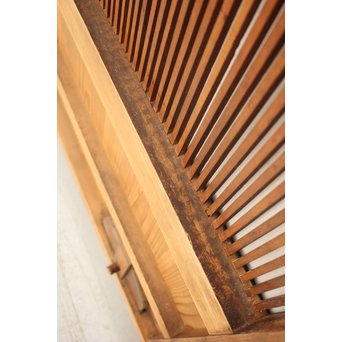 釘無繊細格子蔵戸　W947 