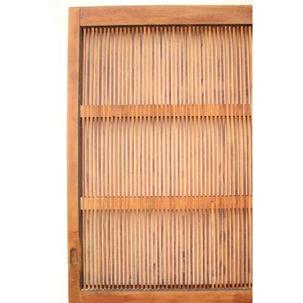 釘無繊細格子蔵戸　W947 