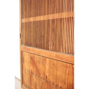 釘無繊細格子蔵戸　W947 