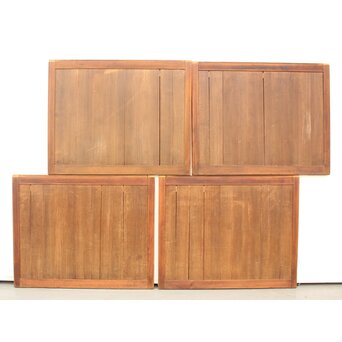 唐子図板絵板戸 4枚1組　B951 