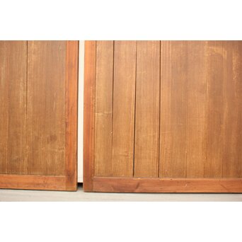 唐子図板絵板戸 4枚1組　B951 