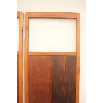 色変わりの両面雪隠戸 2枚1組　GD1209YD こちらは2枚張で2色の仕上げ