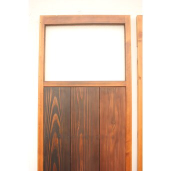 色変わりの両面雪隠戸 2枚1組　GD1209YD 材は同じだと思います　塗装で遊びのある仕上げ