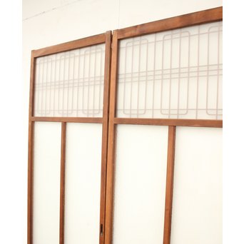 組子とダイアガラスの建具 2枚1組　GD1211 