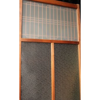 組子とダイアガラスの建具 2枚1組　GD1211 