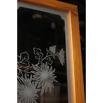 絵ガラス欄間　R2445 