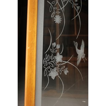 絵ガラス欄間　R2445 