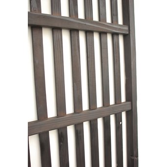 時代黒平格子戸 2枚1組　L981 