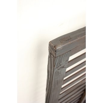 時代黒平格子戸 2枚1組　L981 