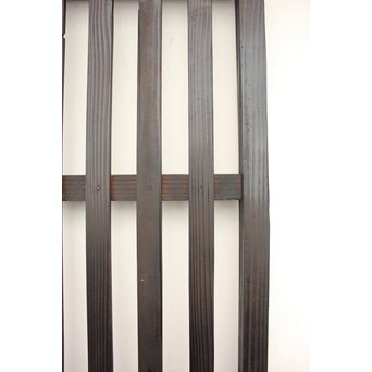 時代黒平格子戸 2枚1組　L981 