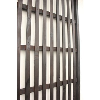 時代黒平格子戸 2枚1組　L981 