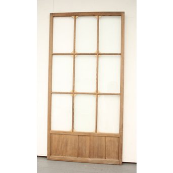 アールデコ 9分割 白木クリアガラス戸　GD1212 