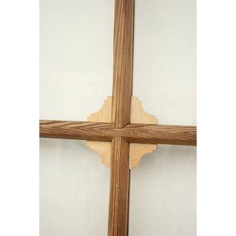 アールデコ 9分割 白木クリアガラス戸　GD1212 