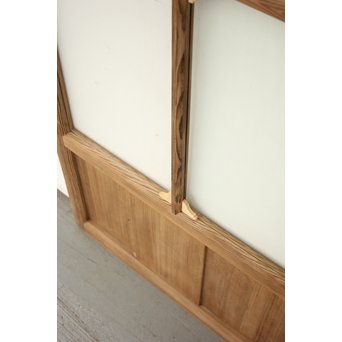 アールデコ 9分割 白木クリアガラス戸　GD1212 