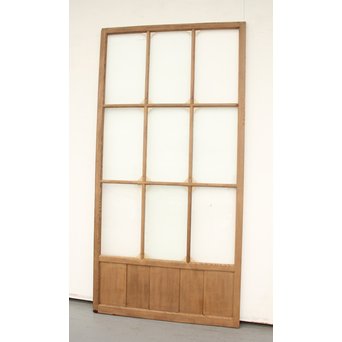 アールデコ 9分割 白木クリアガラス戸　GD1212 
