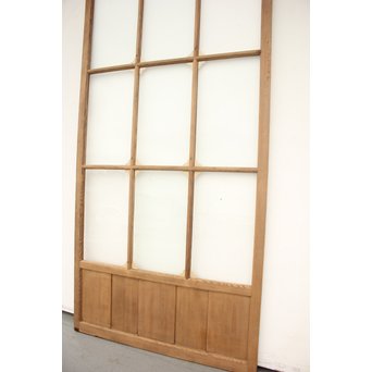 アールデコ 9分割 白木クリアガラス戸　GD1212 