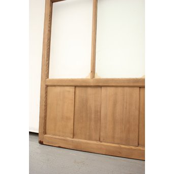 アールデコ 9分割 白木クリアガラス戸　GD1212 