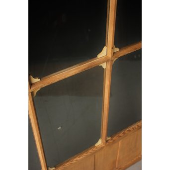 アールデコ 9分割 白木クリアガラス戸　GD1212 