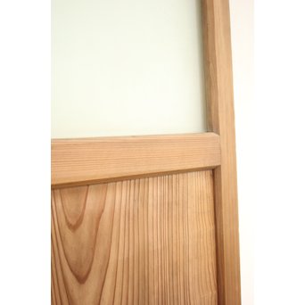 アールデコ調 白木プレスガラス戸　GD1213 