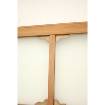 アールデコ調 白木プレスガラス戸　GD1213 