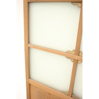 アールデコ調 白木プレスガラス戸　GD1213 