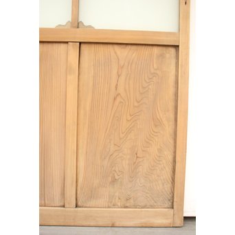 アールデコ調 白木プレスガラス戸　GD1213 