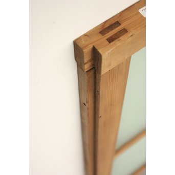 アールデコ調 白木プレスガラス戸　GD1213 