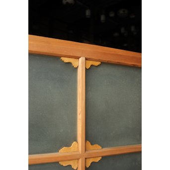 アールデコ調 白木プレスガラス戸　GD1213 