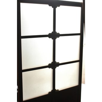 アールデコ調 白木プレスガラス戸　GD1213 