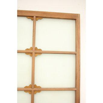 アールデコ調 白木プレスガラス戸　GD1213 