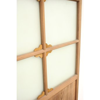 アールデコ調 白木プレスガラス戸　GD1213 