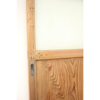 アールデコ調 白木プレスガラス戸　GD1213 