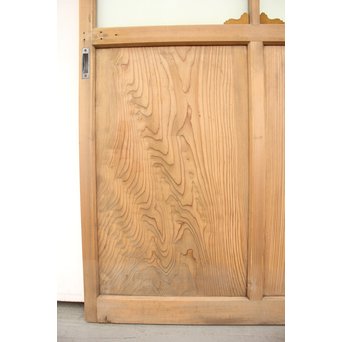 アールデコ調 白木プレスガラス戸　GD1213 