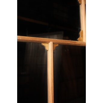 アールデコ調 白木クリアガラス戸　GD1214 