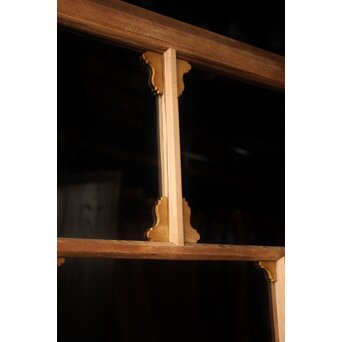 アールデコ調 白木クリアガラス戸　GD1214 