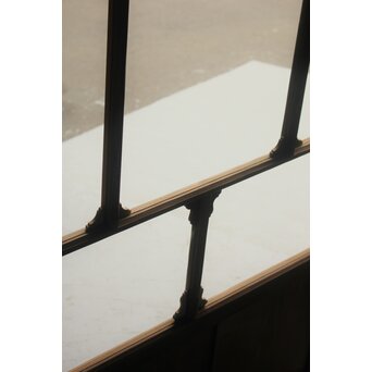 アールデコ調 白木クリアガラス戸　GD1214 