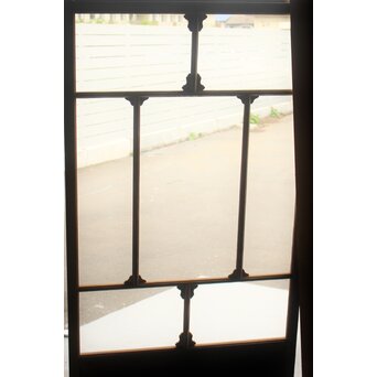 アールデコ調 白木クリアガラス戸　GD1214 