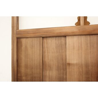 アールデコ調 白木クリアガラス戸　GD1214 