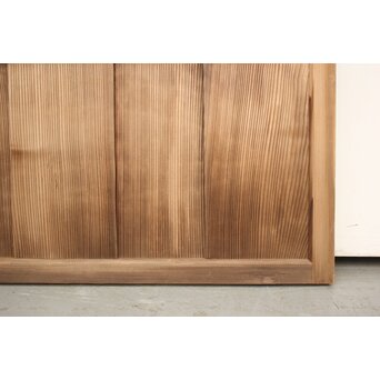 アールデコ調 白木クリアガラス戸　GD1214 