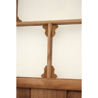 アールデコ調 白木クリアガラス戸　GD1214 