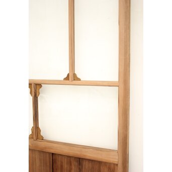 アールデコ調 白木クリアガラス戸　GD1214 