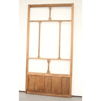 アールデコ調 白木クリアガラス戸　GD1214 