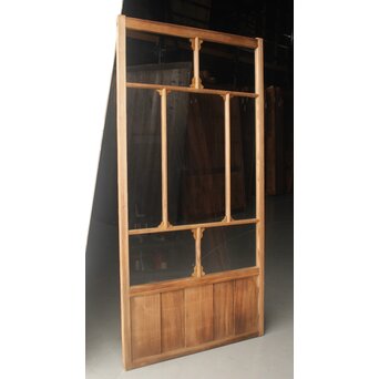 アールデコ調 白木クリアガラス戸　GD1214 