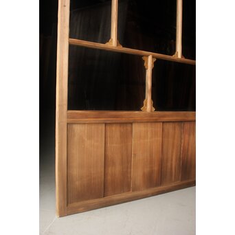 アールデコ調 白木クリアガラス戸　GD1214 