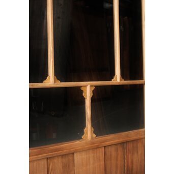 アールデコ調 白木クリアガラス戸　GD1214 