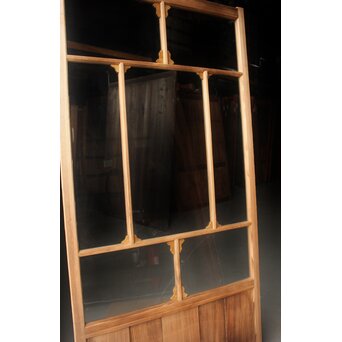 アールデコ調 白木クリアガラス戸　GD1214 