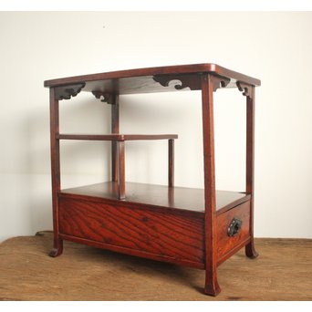 欅の飾棚/茶棚　X108 