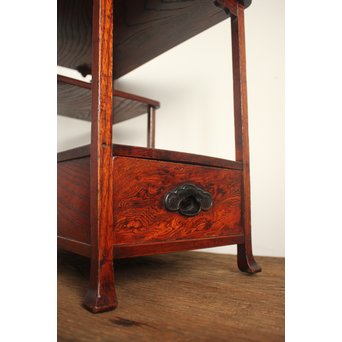 欅の飾棚/茶棚　X108 