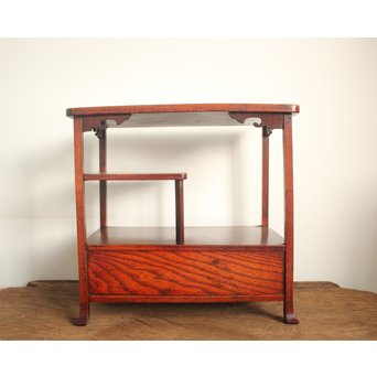 欅の飾棚/茶棚　X108 