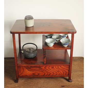 欅の飾棚/茶棚　X108 